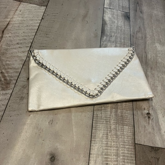 Bags Large White Envelope Clutch Af Poshmark